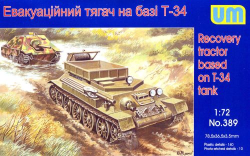 Unimodels UM389 Recovery tractor on T-34 basis (1/72)