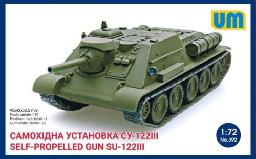 Unimodels UM392 Self-propelled artillery gun SU-122III (1/72)