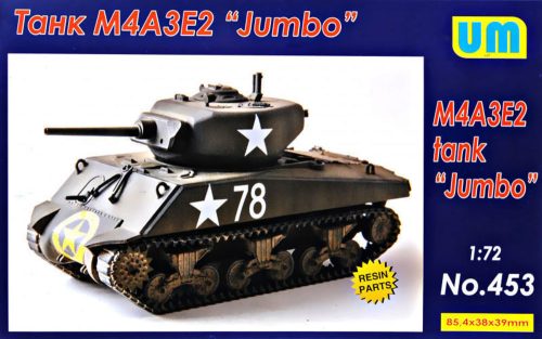 Unimodels UM453 M4A3E2 "Jumbo" Tank (1/72)