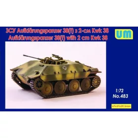   Unimodels UM483 Aufklarungspanzer 38(t) with 2cm Kwk38 (1/72)