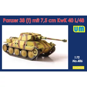 Unimodels UM486 Panzer 38(t) mit 7.5cm KwK 40L/48 (1/72)