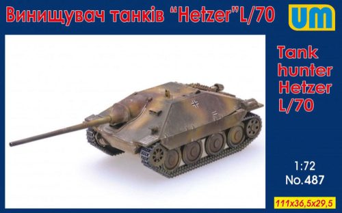 Unimodels UM487 Hetzer L/70 tank hunter (1/72)