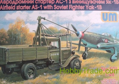 Unimodels UM505 Airfield starter AS-1with Soviet fighter (1/48)