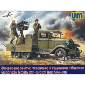   Unimodels UM511 Quadruple Maxim anti-aircaft machine-gun (1/48)