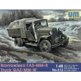 Unimodels UM512 GAZ-MM-W Soviet truck (1/72)