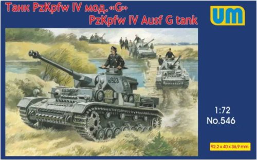 Unimodels UM546 Panzer IV Ausf G tank (1/72)