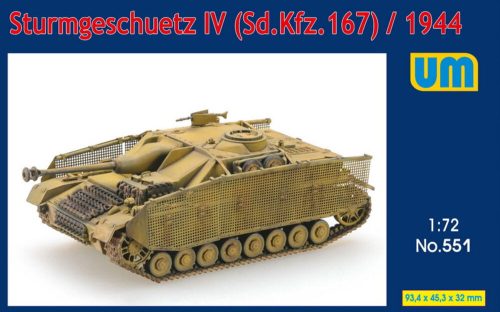 Unimodels UM551 Sturmgeschutz IV (Sd.Kfz.167)/1944 (1/72)