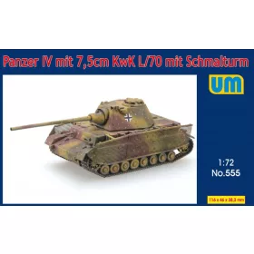   Unimodels UM555 Panzer IV mit 7.5cm KwK L/70 mit Schmalturm (1/72)