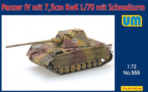 Unimodels UM555 Panzer IV mit 7.5cm KwK L/70 mit Schmalturm (1/72)