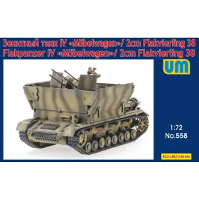   Unimodels UM558 Flakpanzer IV Mobelwagen/2cm Flakvierling38 (1/72)