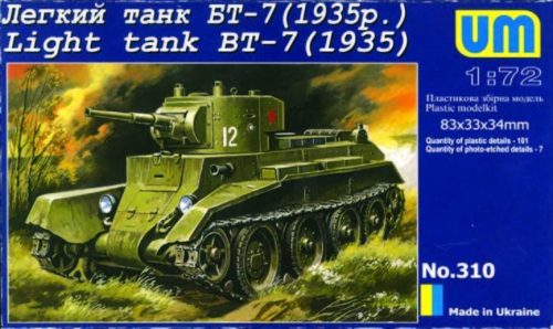 Unimodels UMT310 Light Tank BT-7 (1935) (1/72)