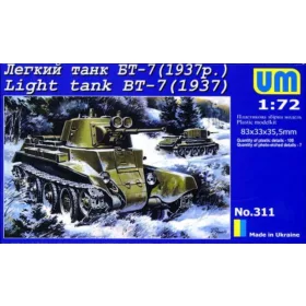 Unimodels UMT311 Light Tank BT-7 (1937) (1/72)