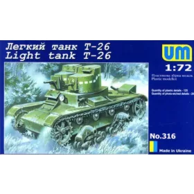 Unimodels UMT316 Light tank T-26 (1/72)