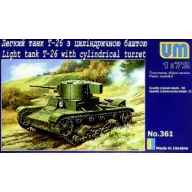 Unimodels UMT361 T-26 mit Zylinderturm (1/72)