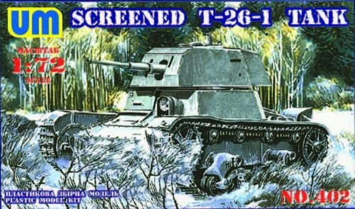 Unimodels UMT402 Screened T-26-1 tank (1/72)