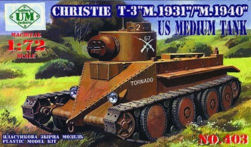 Unimodels UMT403 Christie T-3 M.1931/M.1940 (1/72)