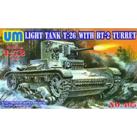 Unimodels UMT405 T-26 mit BT-2 Turret (1/72)