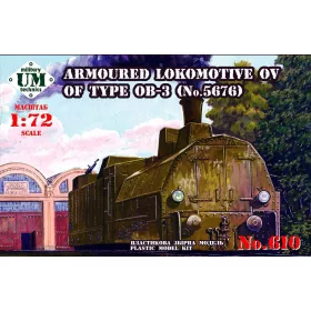 Unimodels UMT610 Armored locomotive OV of type OB-3 (1/72)