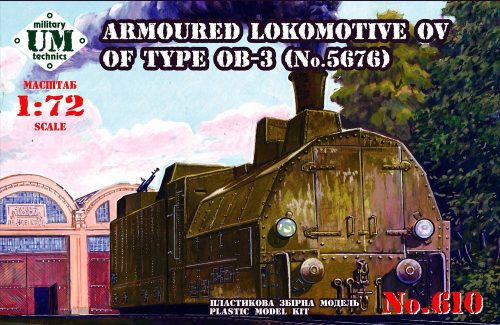 Unimodels UMT610 Armored locomotive OV of type OB-3 (1/72)