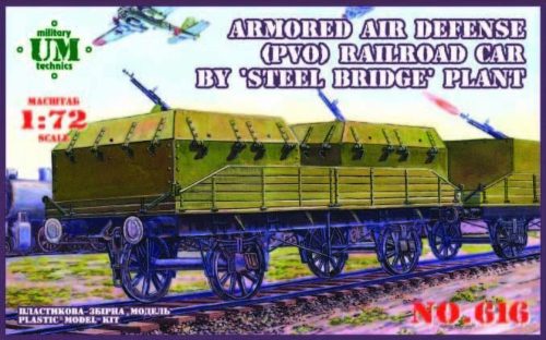 Unimodels UMT616 Armored air defense railroad car (1/72)