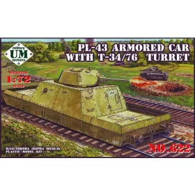   Unimodels UMT622 Pl-43 armored car with T-34/76 turret (1/72)