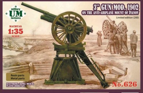 Unimodels UMT626 3 inch gun,model 1902/ Limited edition (1/35)