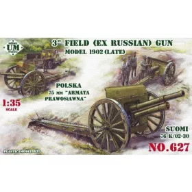   Unimodels UMT627 3inch (ex Russian) field gun, 1902(late) (1/35)