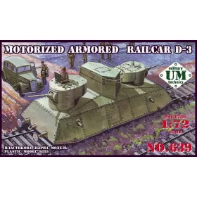 Unimodels UMT639 Motorized armored railcar D-3 (1/72)