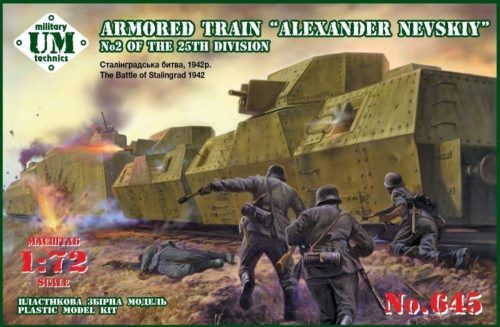 Unimodels UMT645 Armored train "Alexander Nevskiy"No2 25t (1/72)