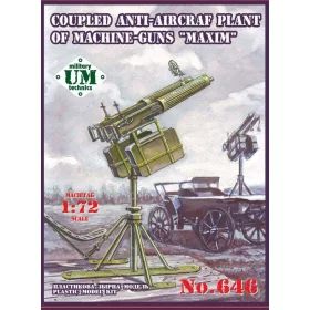   Unimodels UMT646 Coupled anti-aircraft plant of maschine (1/72)