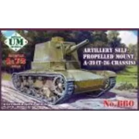   Unimodels UMT660 A-39 (T-26 chassis) Soviet self-propelle (1/72)