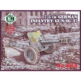 Unimodels UMT664 75mm German infantry gun IG 37 (1/72)