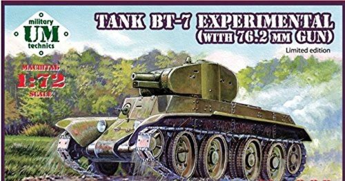 Unimodels UMT668 BT-7 Experimental tank with 76.2mm gun (1/72)