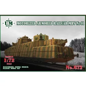 Unimodels UMT673 Motorized armored railcar MBV No.01 (1/72)