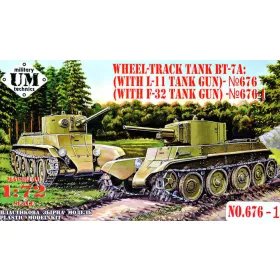 Unimodels UMT676-01 BT-7A Soviet Tank with F-32 gun (1/72)