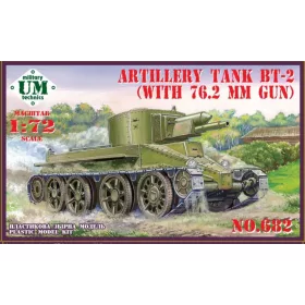 Unimodels UMT682 BT-2 Artillery tank with 7.62mm gun (1/72)