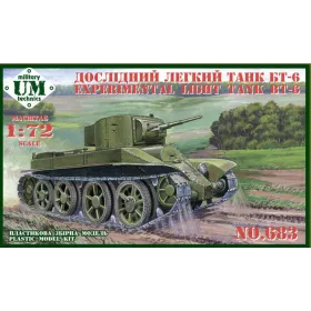 Unimodels UMT683 BT-6 Experimental light tank (1/72)