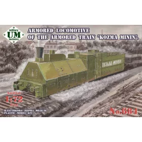   Unimodels UMT684 Kozma Minin" armored locomotive of the armored train (1/72)