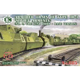  Unimodels UMT685 Armored train of type OB-3"Soviet Armenia(No.2,62th ODBP,base version) (1/72)