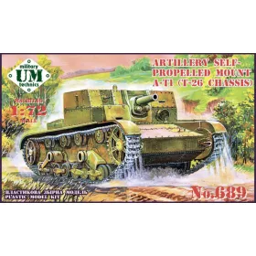   Unimodels UMT689-01 AT-1 Soviet artillery self-propelled gun, plastic tracks (1/72)