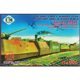   Unimodels UMT695 Kozma Minin" (31st separate special "Gorky-Warsaw" division of armored train) (1/72)