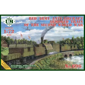   Unimodels UMT696 Red army anty-aircraft armored train of the second WWII (1/72)