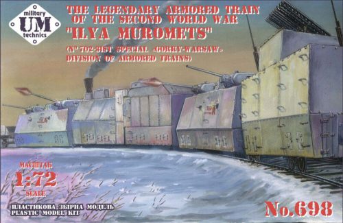 Unimodels UMT698 Iliya Muromets" the legendary armored train of WWII (1/72)