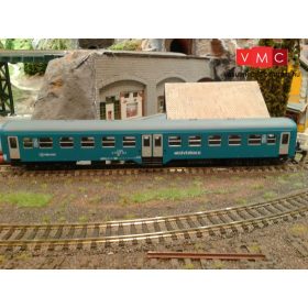 VMC 7753 Személykocsi, négytengelyes Bhv sorozat - Mosóvédőkocsi felirattal, 2. osztály, 