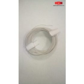 VMC 97056 Vékony vezeték, fehér, 0.04 mm2 (10 m)