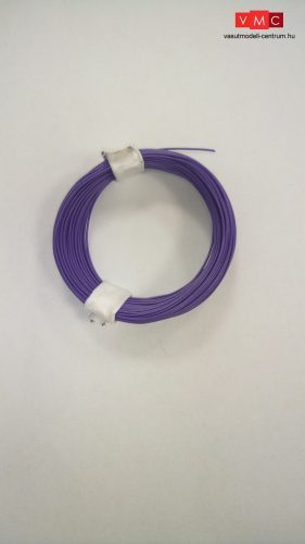 VMC 97058 Vékony vezeték, lila, 0.04 mm2 (10 m)