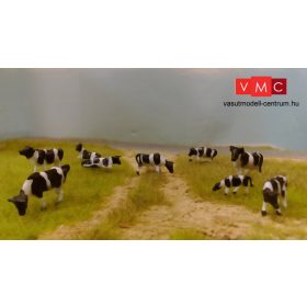 VMC 99100 Fekete-fehér tehenek vegyesen, 9 db (H0)