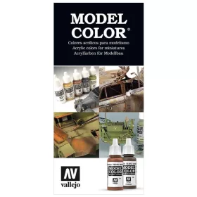 Vallejo 00971 Colorcard - Model Color paint