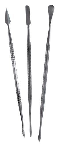 Vallejo 02002 Lapos fém spatula-készlet makettezéshez, 3 db