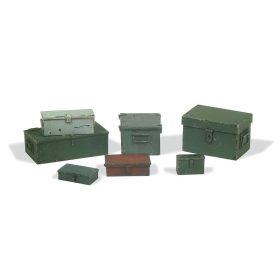   Vallejo 05223 Metalboxes, 7 pieces, 1/35 - dioráma kiegészítő